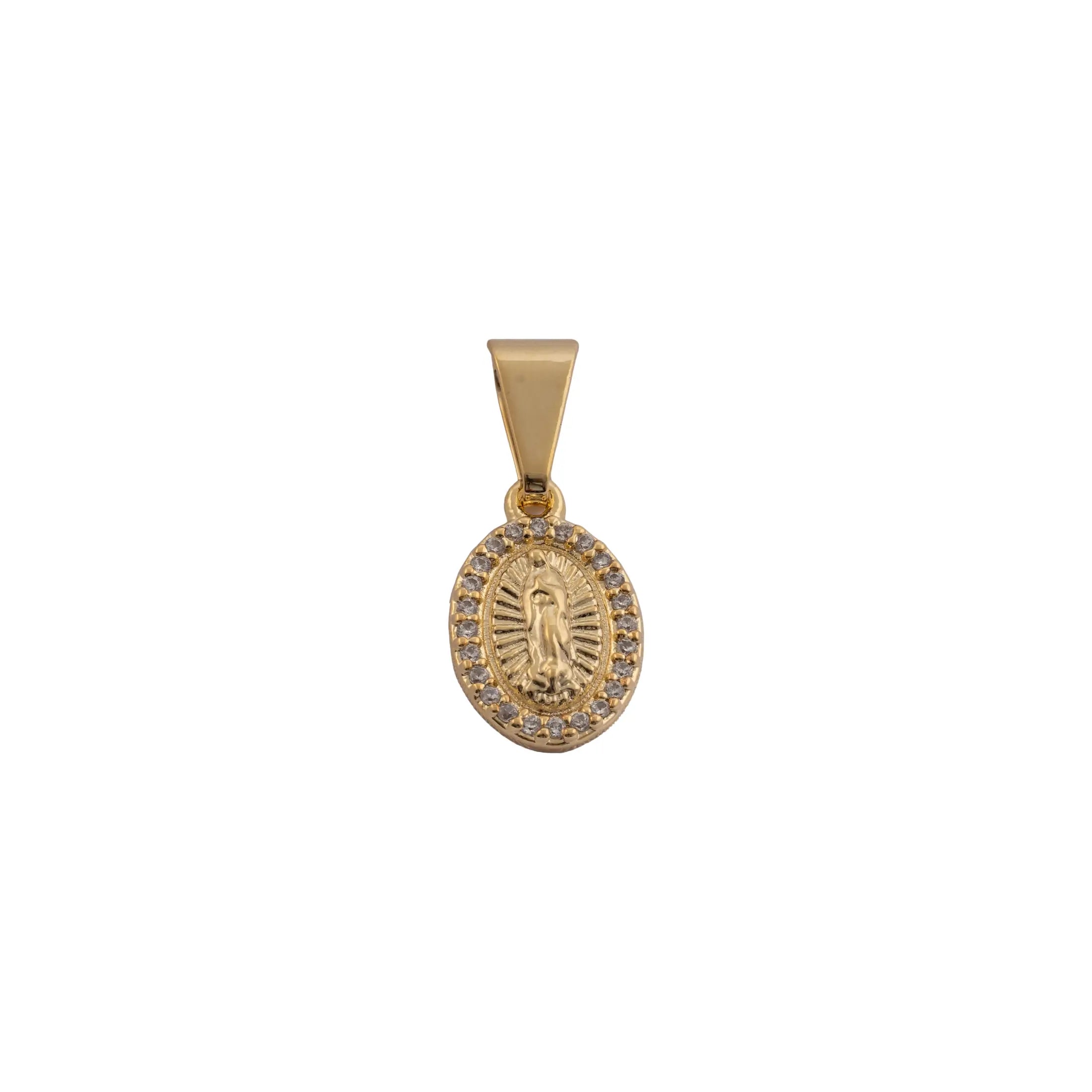 Dije Guadalupe Circonias 1.5 Cms