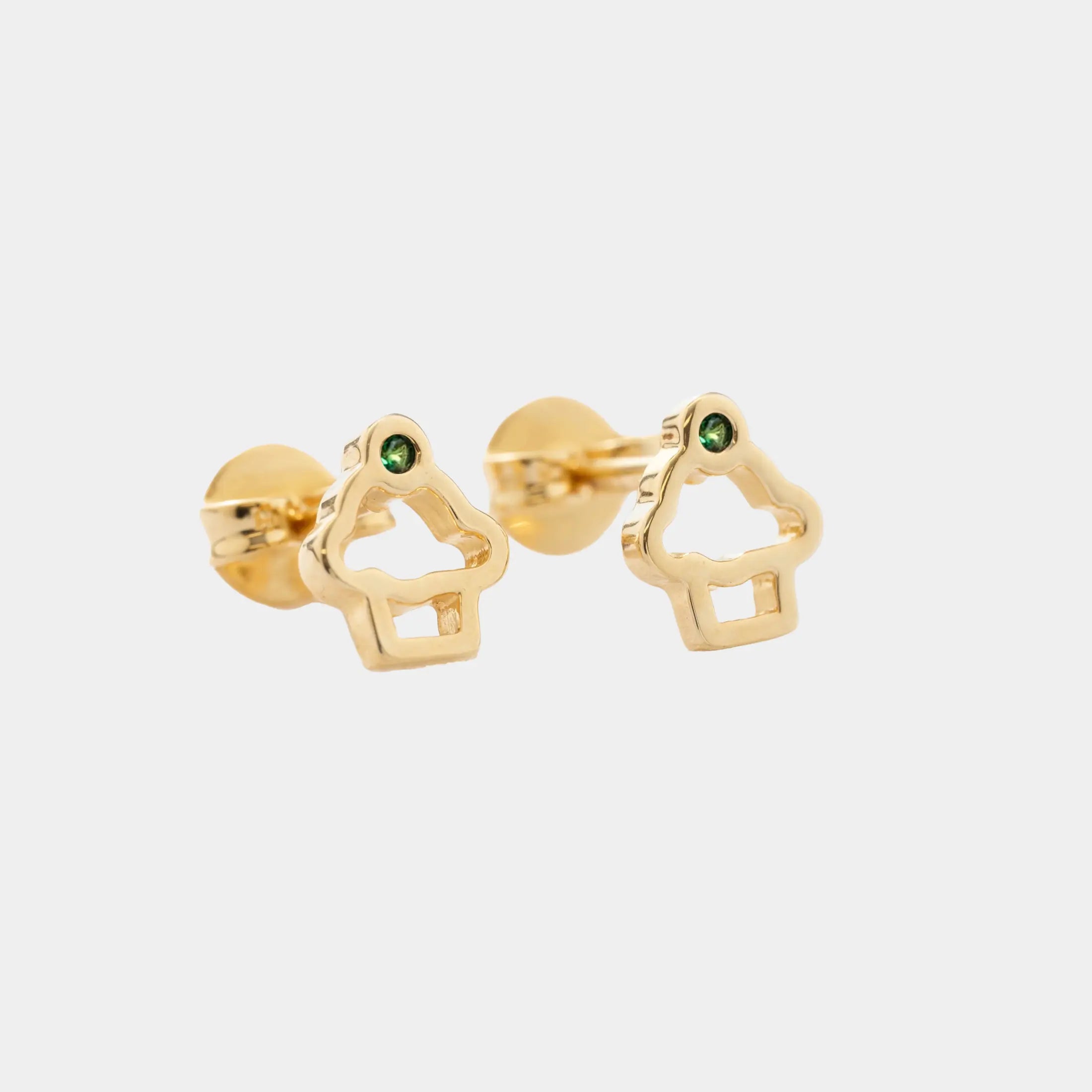 Arete Cupcake Verde