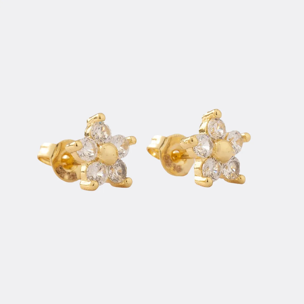 Arete Flor 5 circonias