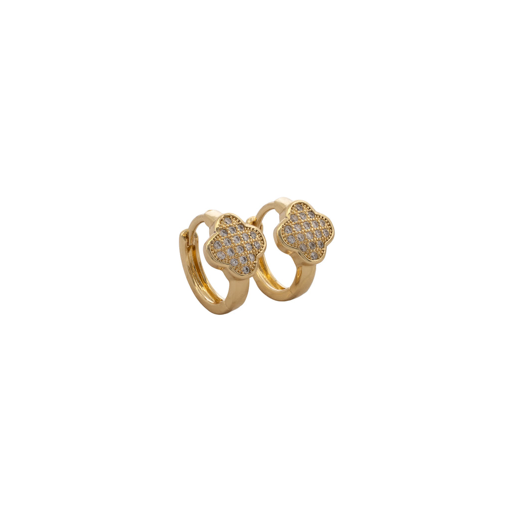 Arete Candonga Clover Luxe 12 mm