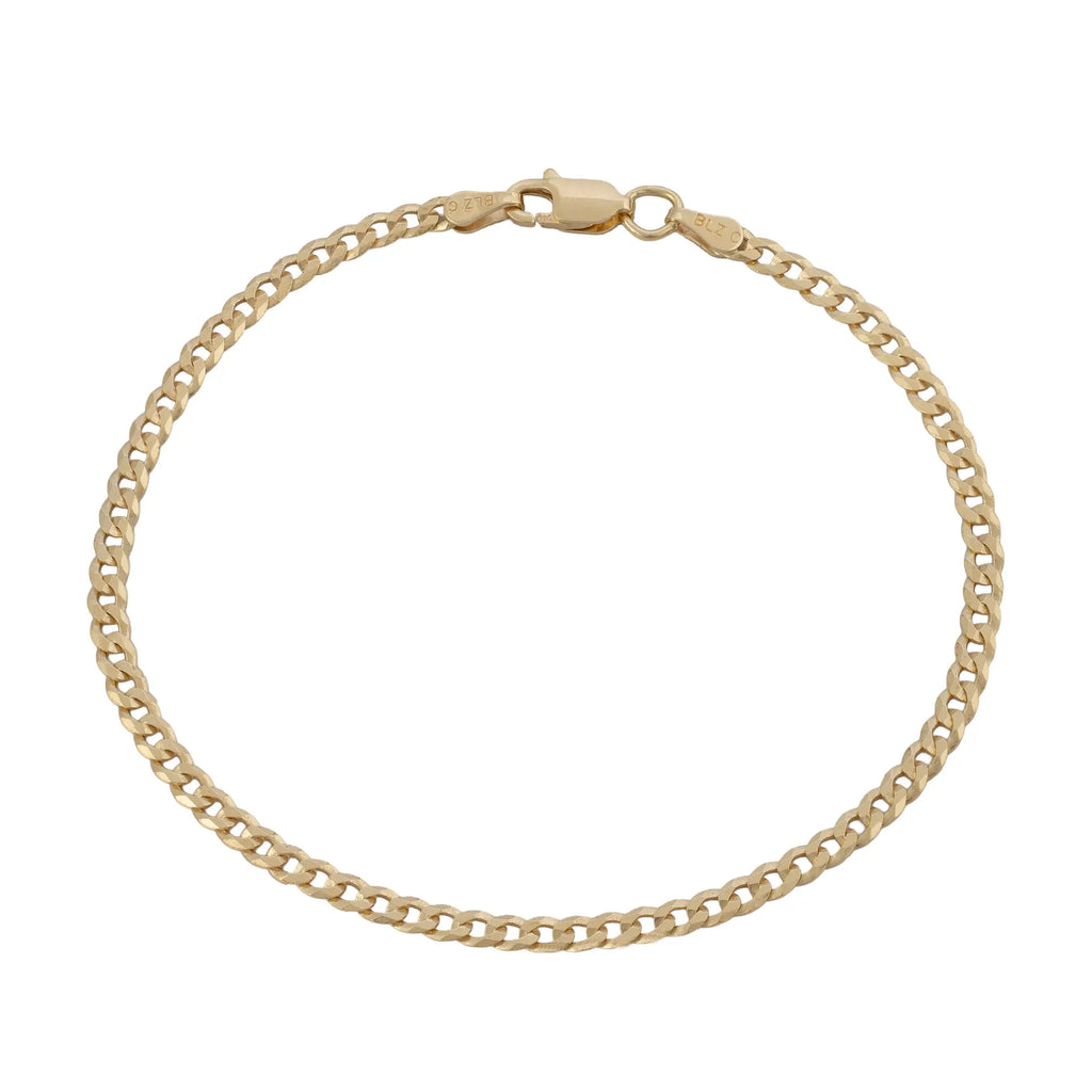 Pulsera Cubana IT 3 mm 19.5 Cms