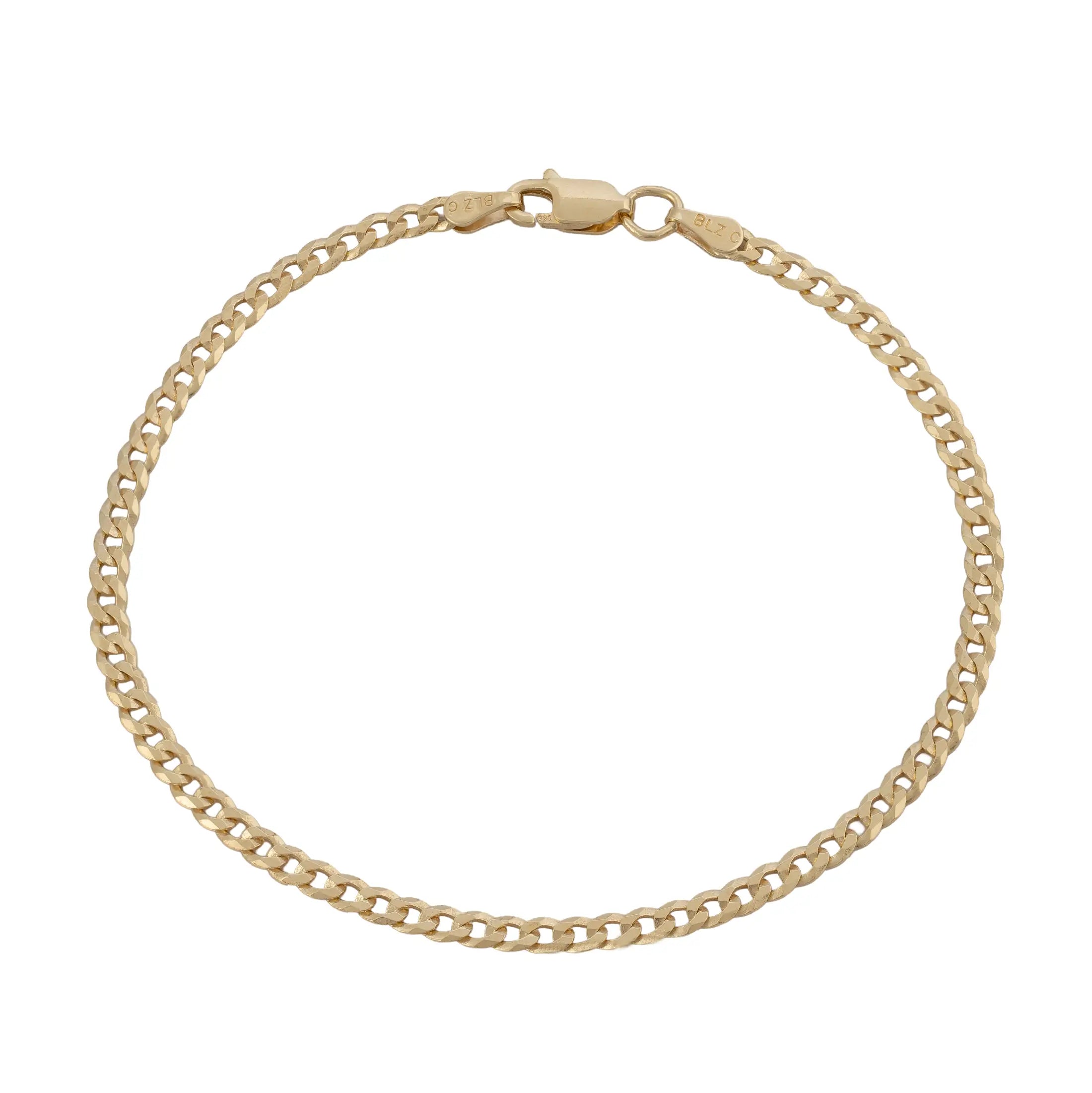 Pulsera Cubana IT 3 mm 19.5 Cms