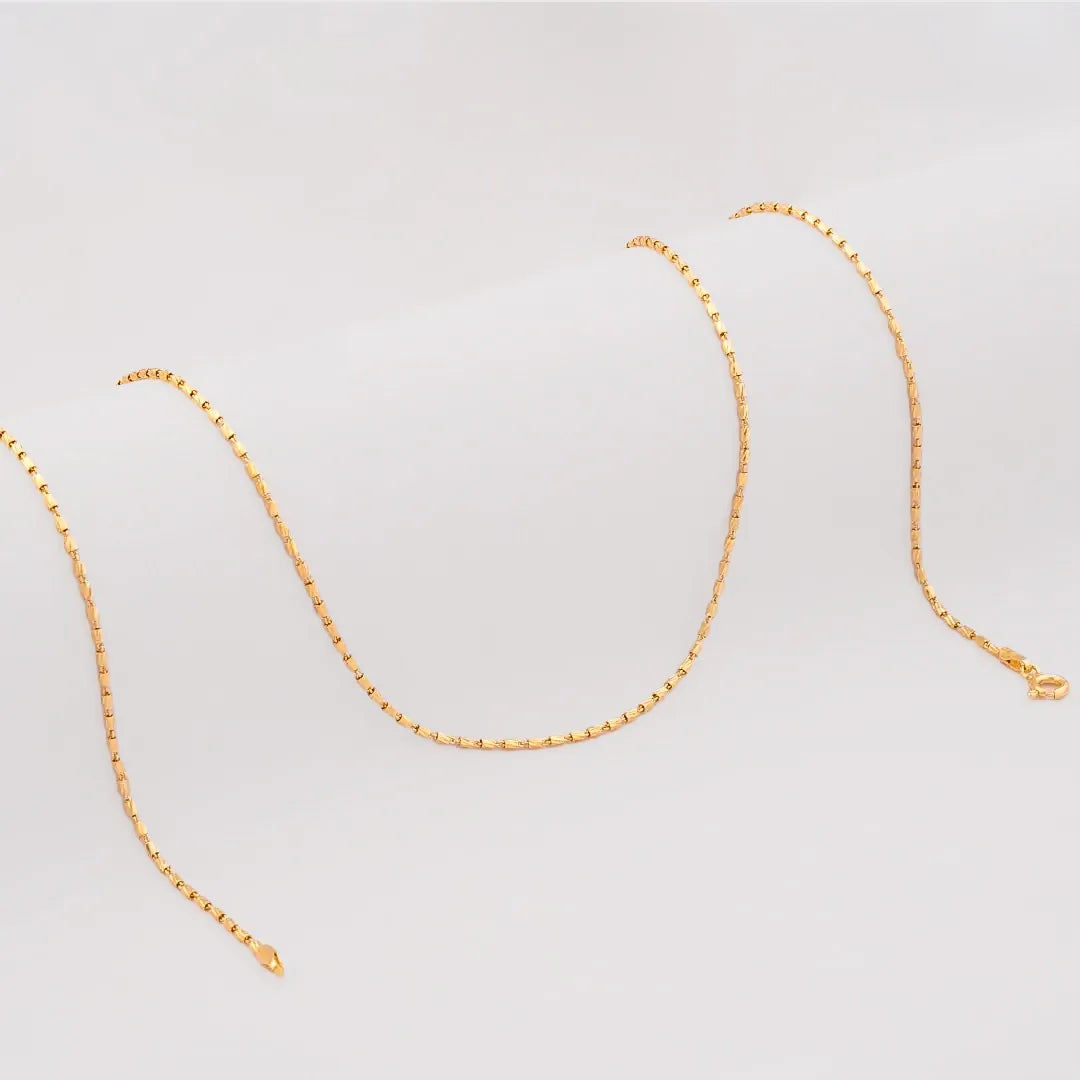 Cadena Tube Gold ITobillera 65 Cms