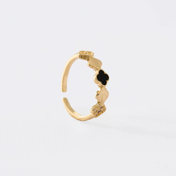 Anillo Duality Clover Ajustable