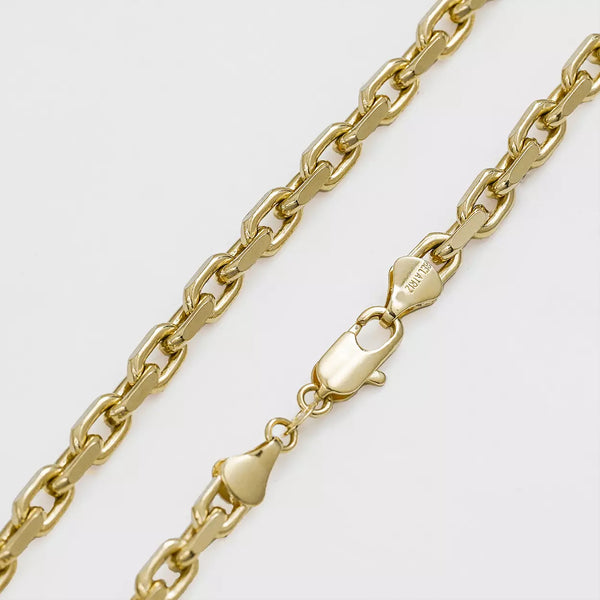 Cadena Aros Diamantada Gruesa 65 Cm