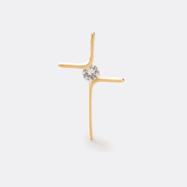 Dije Cruz Circonia 4 Cms