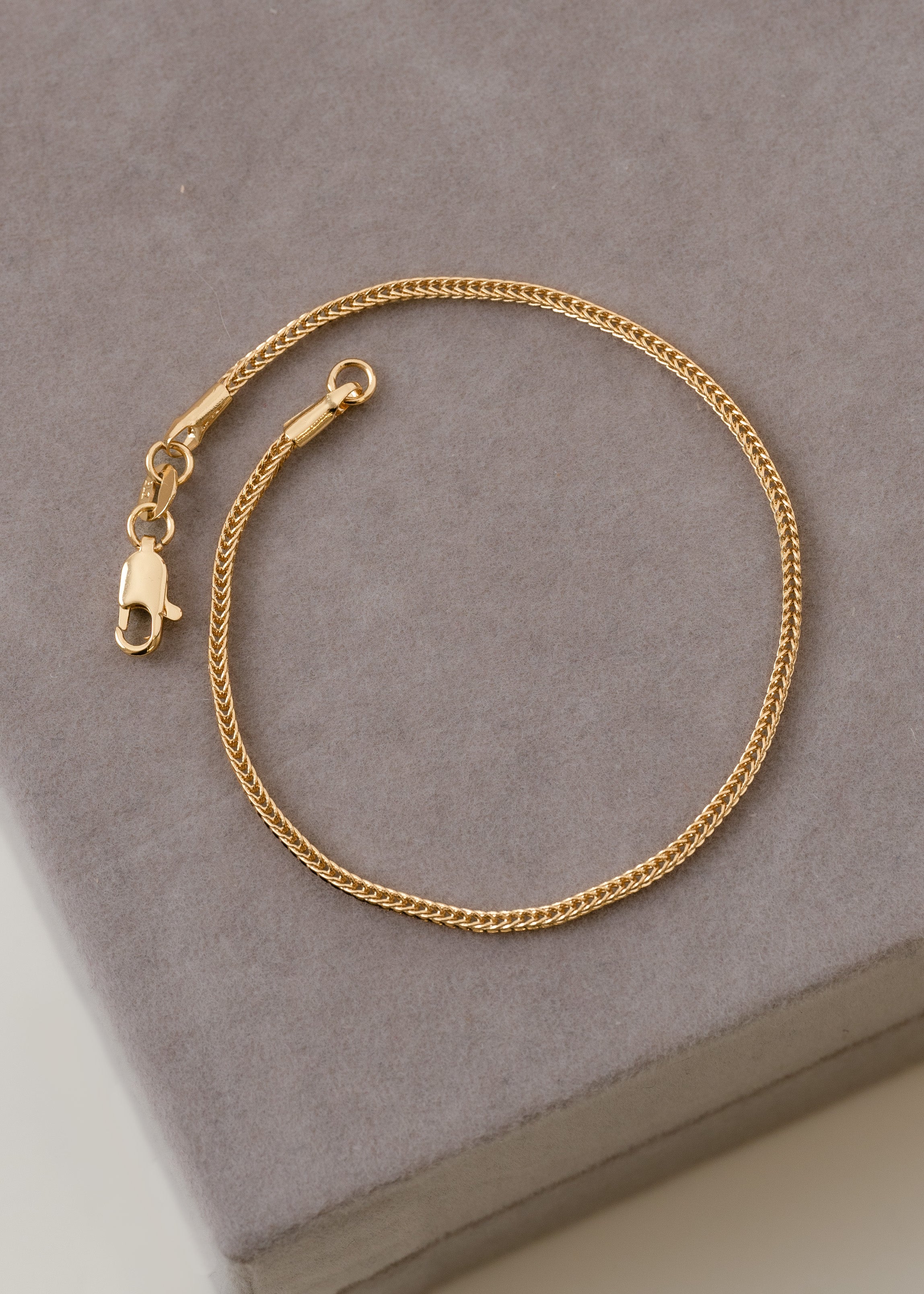 Pulsera Franco Cuadrada 20 Cms