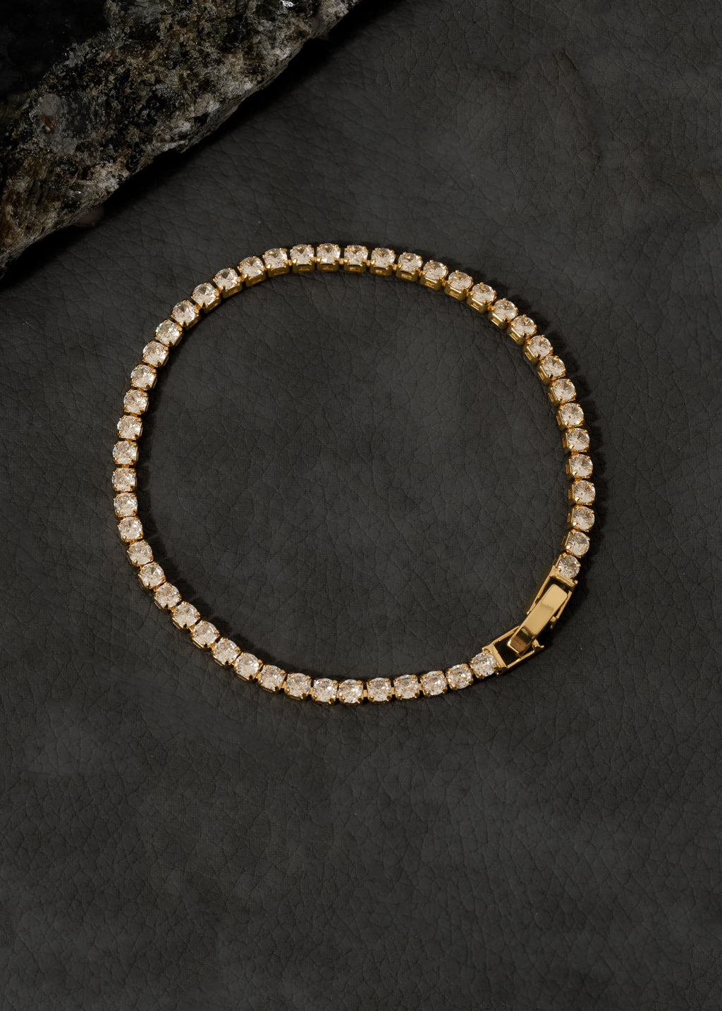 Pulsera Circonias Cristal 20 Cms