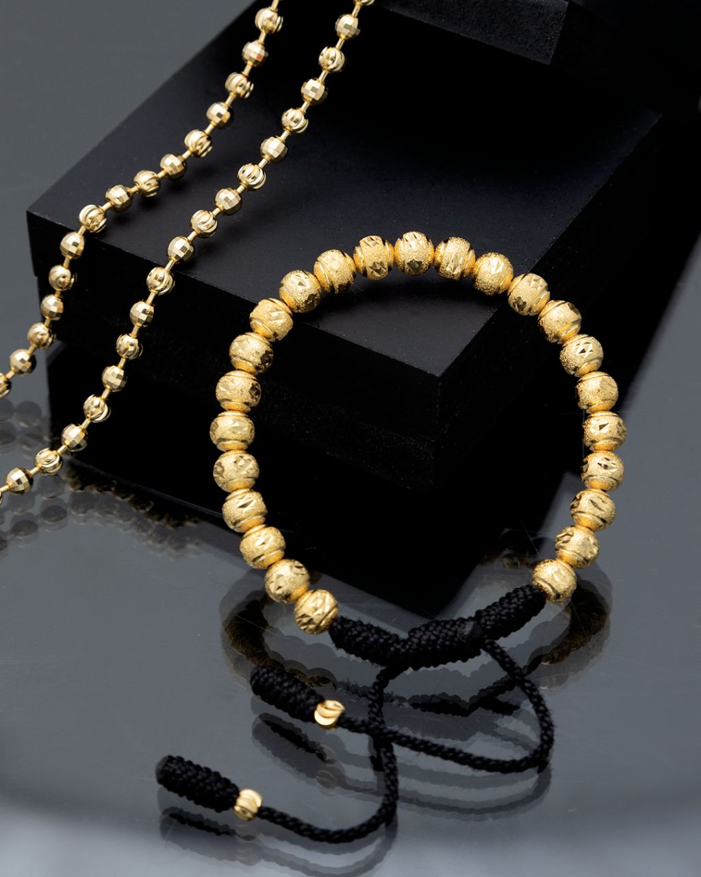 Pulsera BTS Balin 6mm Diamantado Full Balines