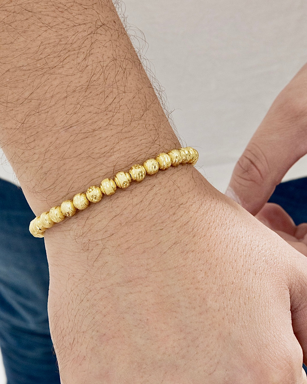 Pulsera BTS Balin 6mm Diamantado Full Balines