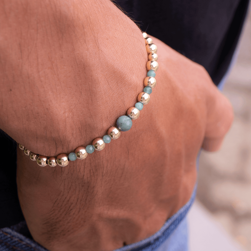 JOYA DE ESMERALDAS GENUINAS CON BALIN 4Y5MM