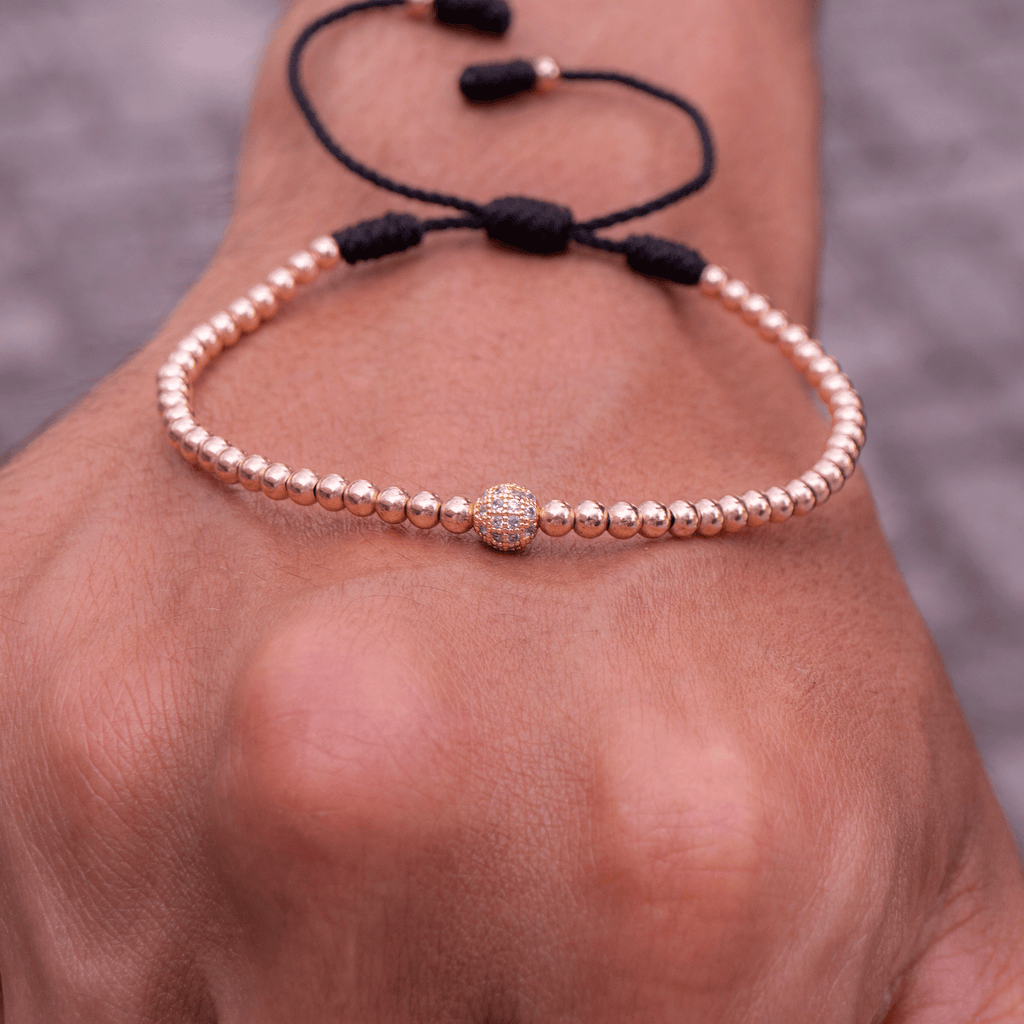 JOYA ROSE GOLD BALIN 3MM Y HERRAJE