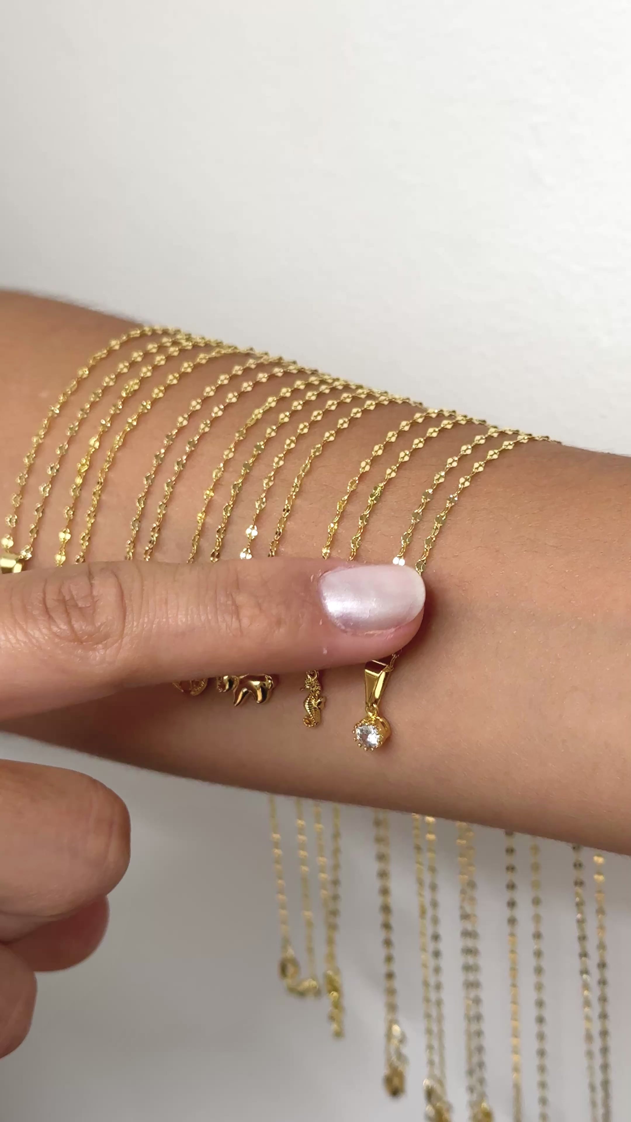 Set Dama Cadena & Pulsera con (Dije Regalo)