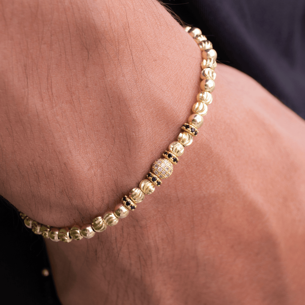 PULSERA 4MM CON 5 HERRAJES