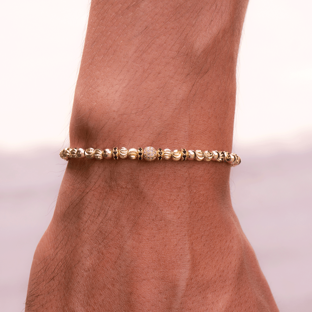 PULSERA 4MM CON 5 HERRAJES