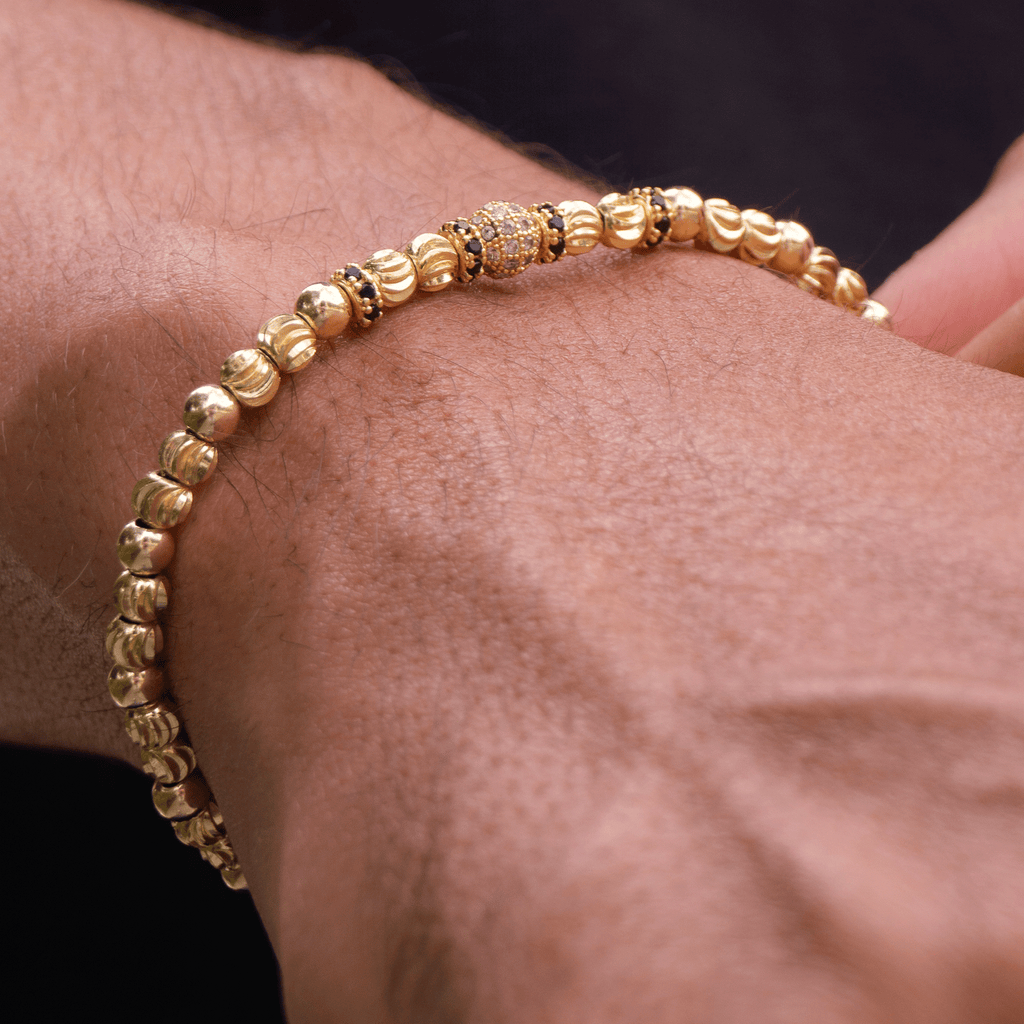 PULSERA 4MM CON 5 HERRAJES