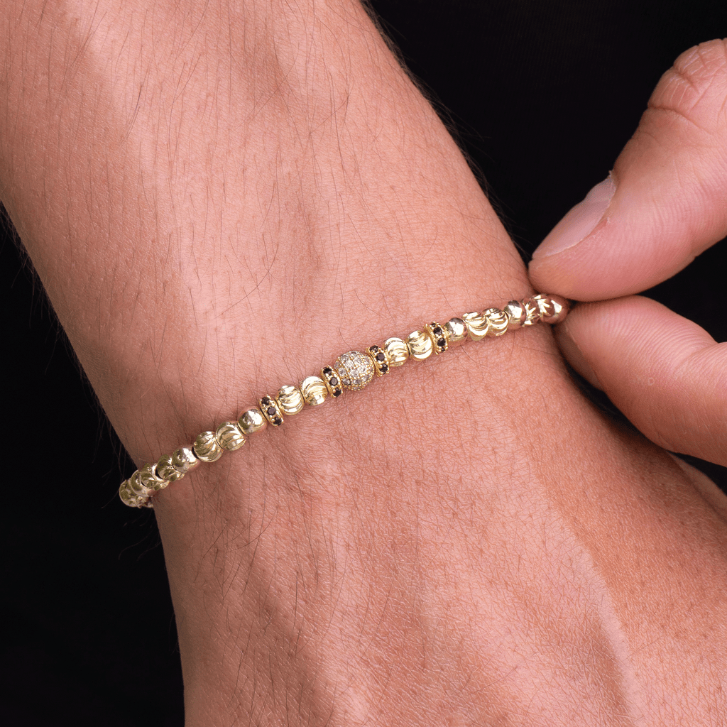 PULSERA 4MM CON 5 HERRAJES